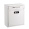 Adiroffice Medium Wall Mountable Mailbox with Key and Combination lock ADI631-05-WHI-KC - alternate 1
